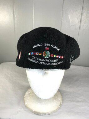 Vail World '99 Alpine Ski Championship Colorado Merkley Cabby Hat Alpine Ski M L